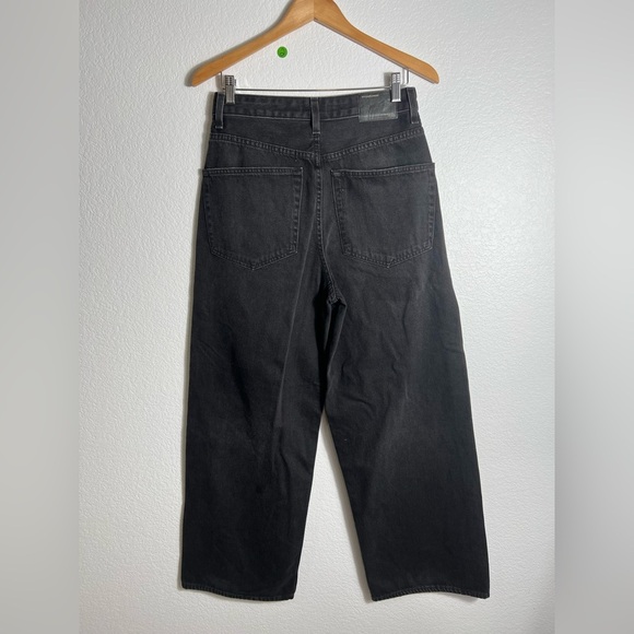 New with imperfection studio r330 baggy wide leg black‎ jeans 27 - Picture 2 of 9